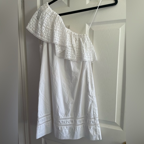 Abercrombie & Fitch White One Shoulder Dress - Picture 1 of 2